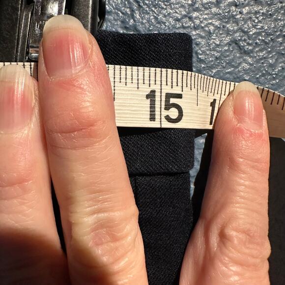 Banana Republic Sloan Curvy Fit Size 4 Navy Crop Pants Office Work Professional - Picture 4 of 8